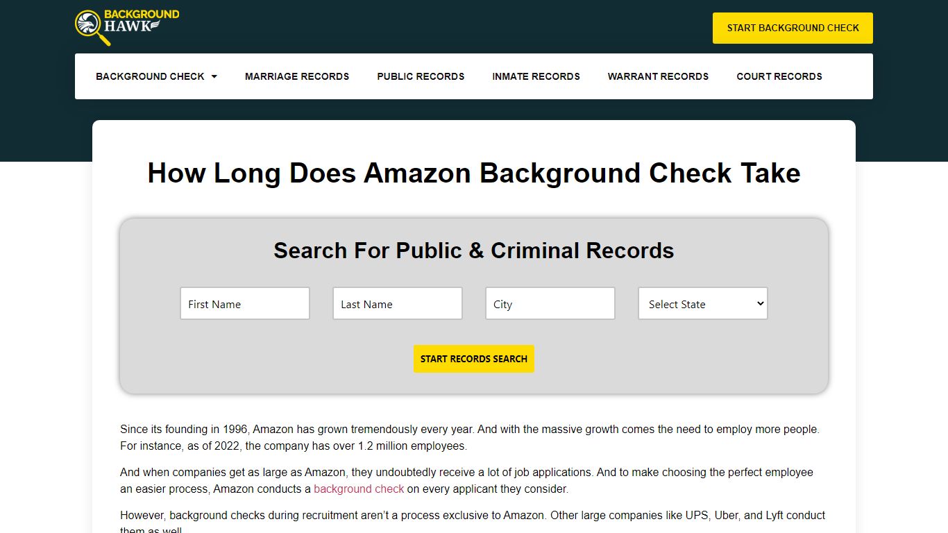 How Long Does Amazon Background Check Take